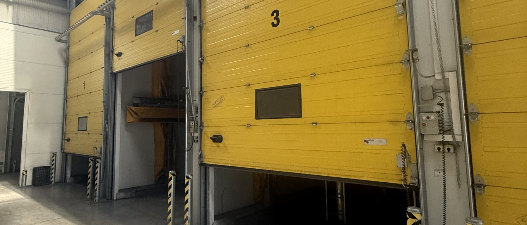 Érlelőkamrák a 28/B raktárban